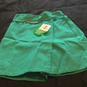 Girl Scout skort with matching socks